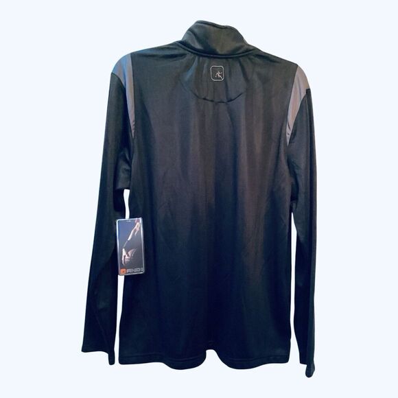 AND1 Full Zipper Athletic Windbreaker Jacket Black Purple Size Medium - Picture 2 of 5